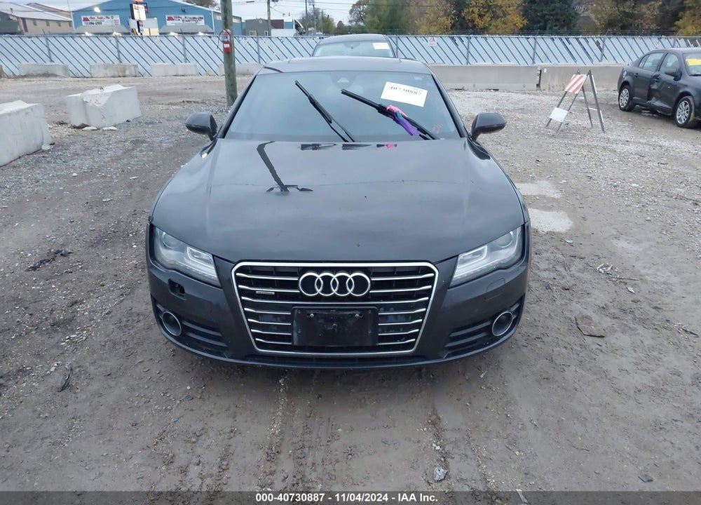 2012 AUDI A7 PREMIUM VIN: WAUYGAFC4CN077948
