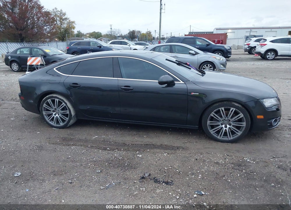 2012 AUDI A7 PREMIUM VIN: WAUYGAFC4CN077948