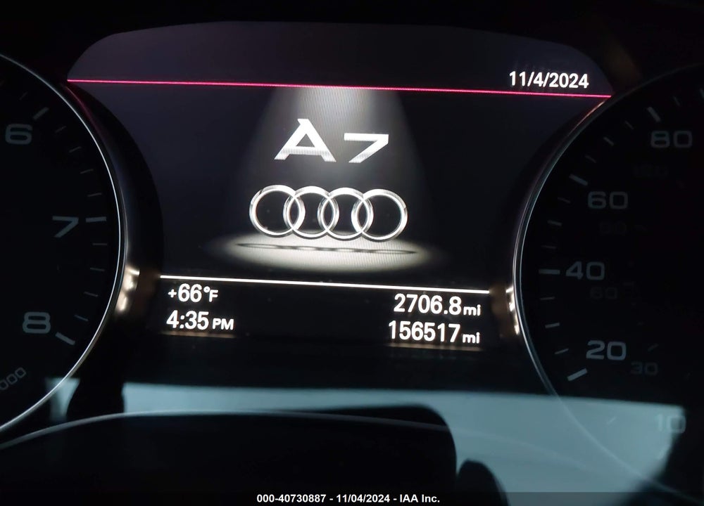 2012 AUDI A7 PREMIUM VIN: WAUYGAFC4CN077948