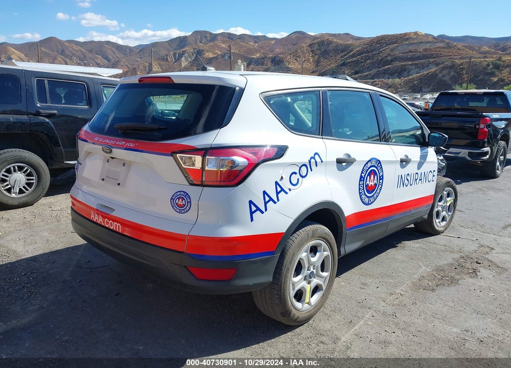 2018 FORD ESCAPE S VIN: 1FMCU0F73JUD38035