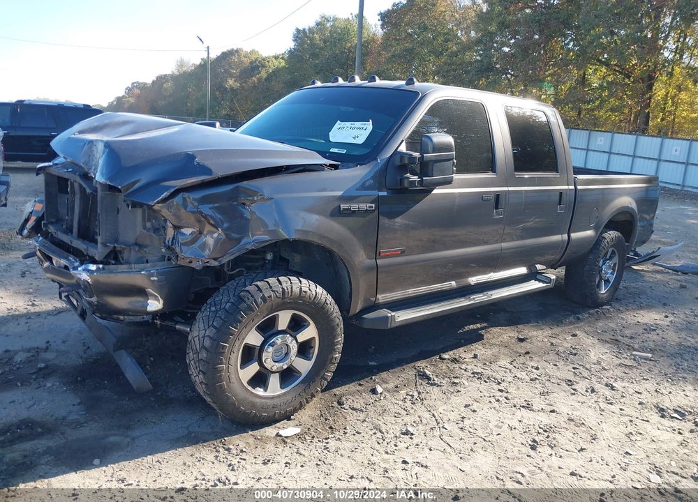 2005 FORD F-250 LARIAT/XL/XLT VIN: 1FTSW21P95EC90179