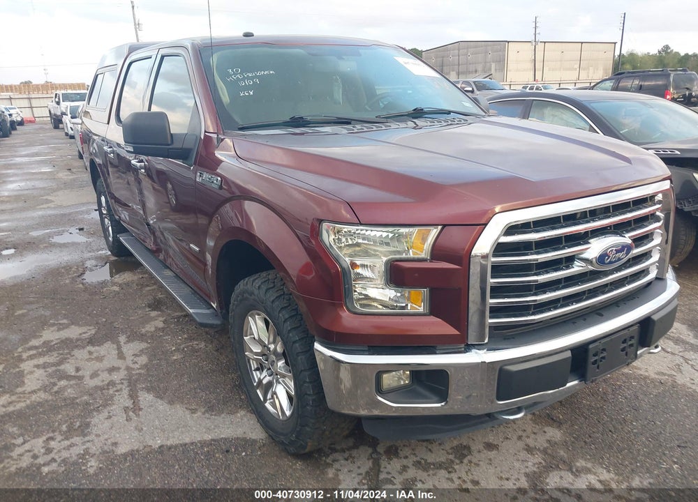 2016 FORD F-150 XLT VIN: 1FTEW1EP9GFC55575