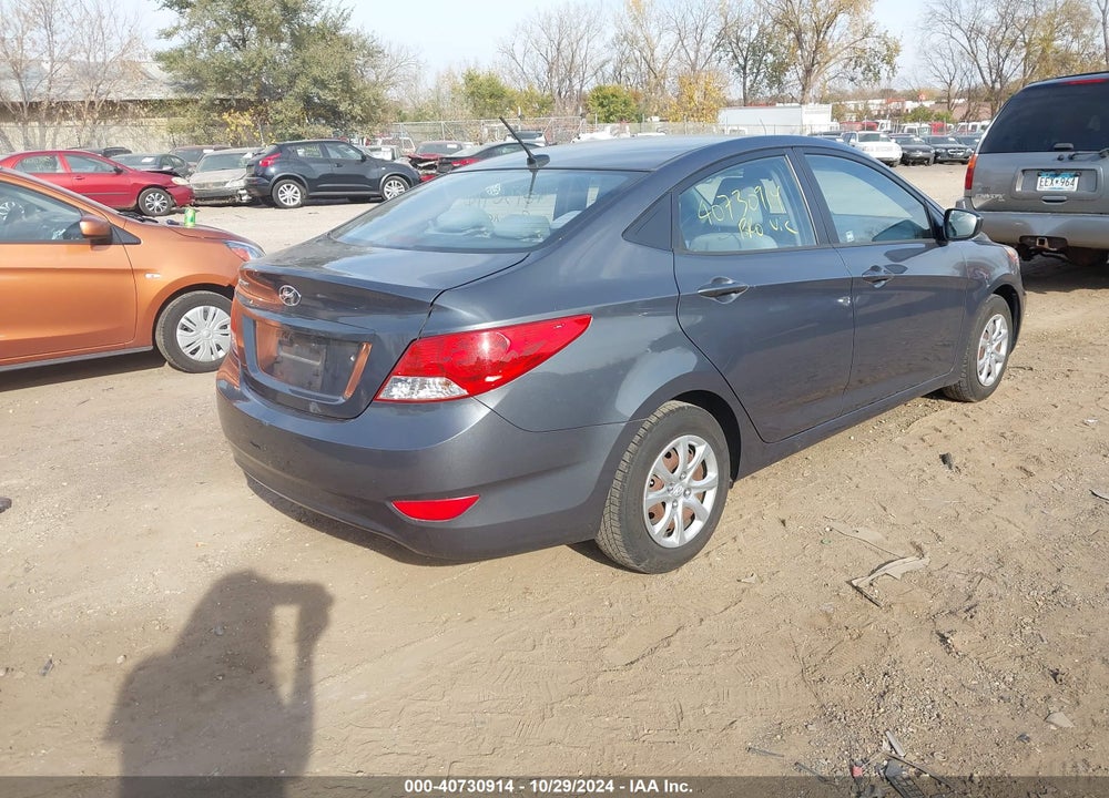 2013 HYUNDAI ACCENT VIN: KMHCT4AEXDU361249