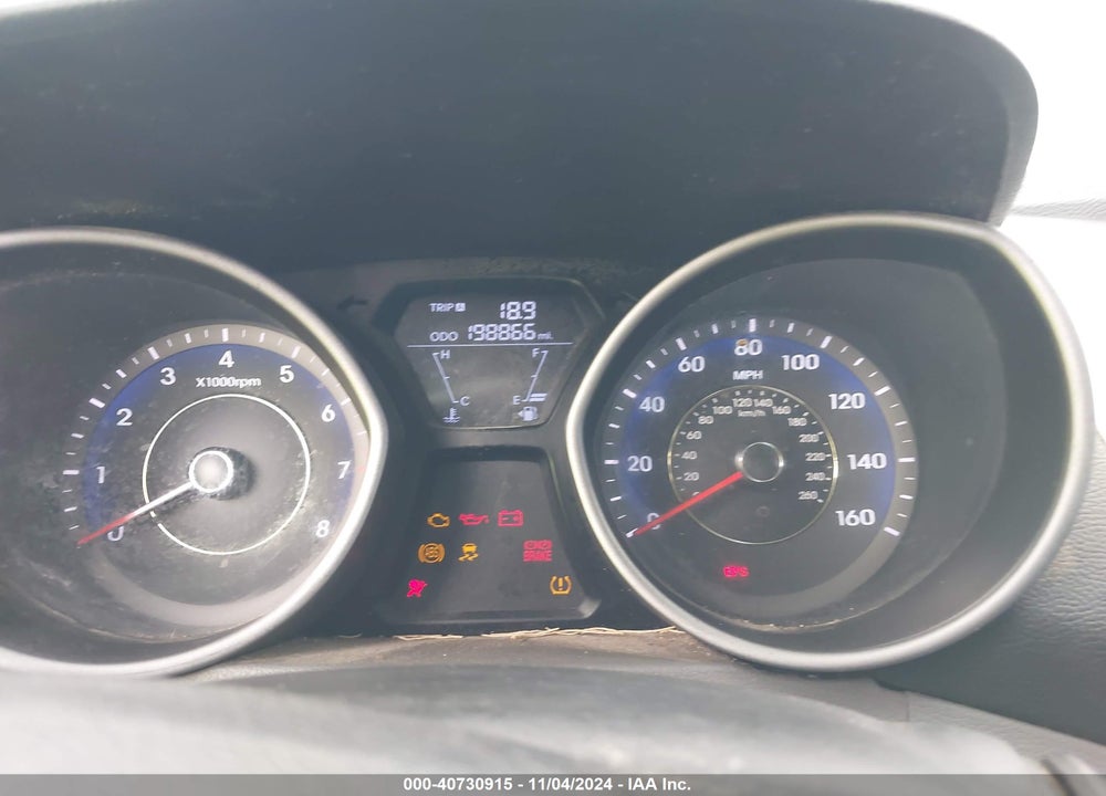 2011 HYUNDAI ELANTRA GLS (ULSAN PLANT) VIN: KMHDH4AE0BU115409