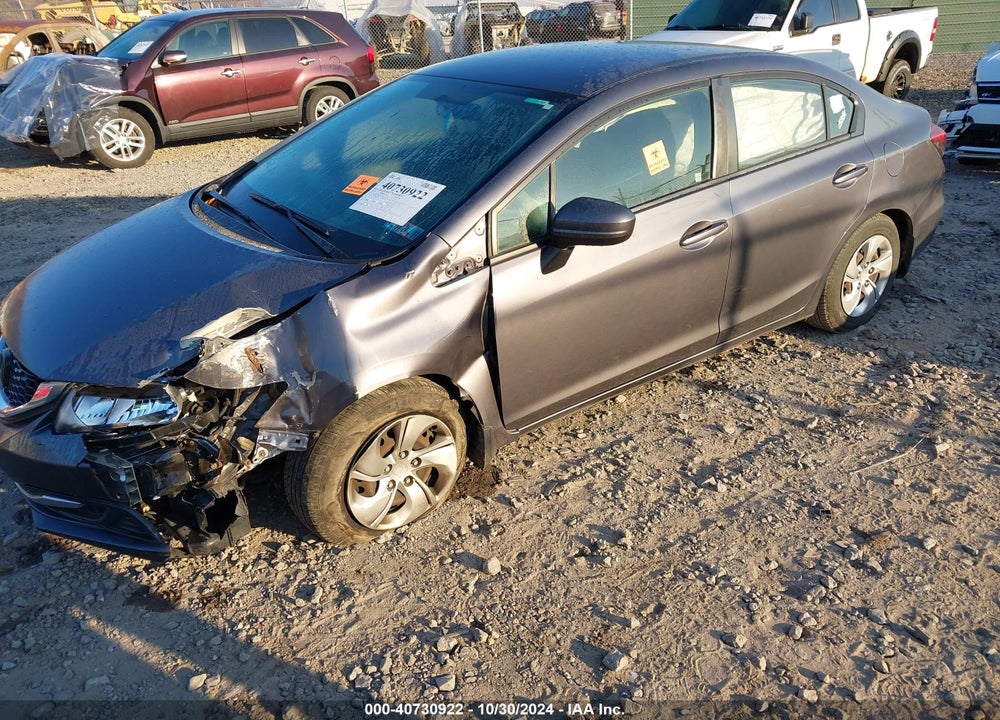 2015 HONDA CIVIC LX VIN: 2HGFB2F56FH506621