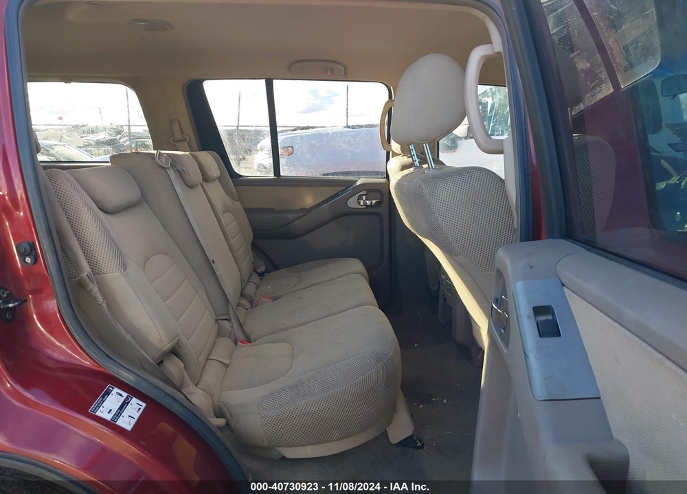2008 NISSAN PATHFINDER S VIN: 5N1AR18U48C614479