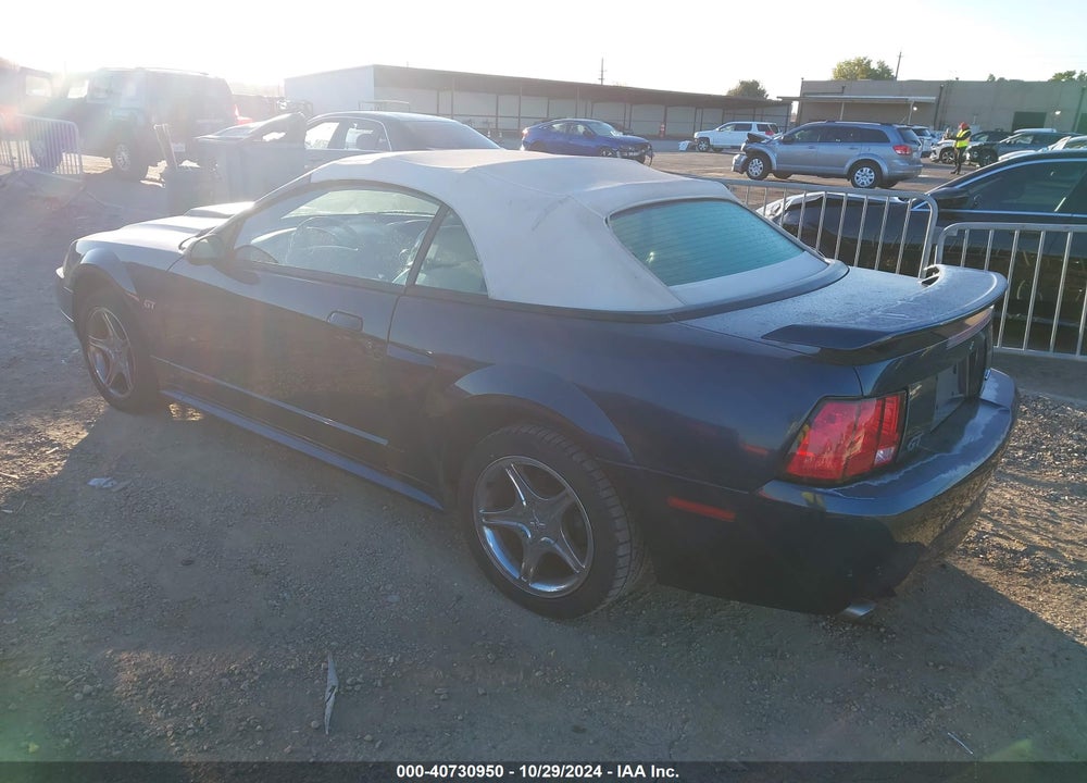 2001 FORD MUSTANG GT VIN: 1FAFP45X21F184929