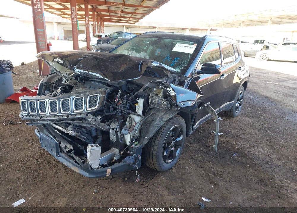 2018 JEEP COMPASS LATITUDE FWD VIN: 3C4NJCBB1JT211232