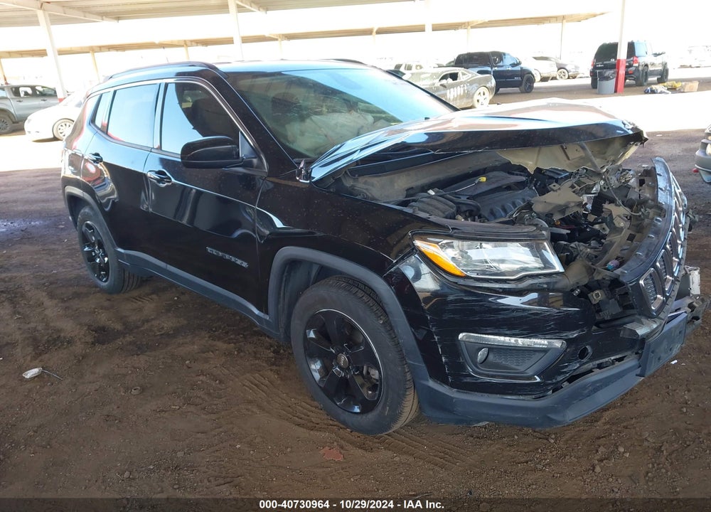 2018 JEEP COMPASS LATITUDE FWD VIN: 3C4NJCBB1JT211232
