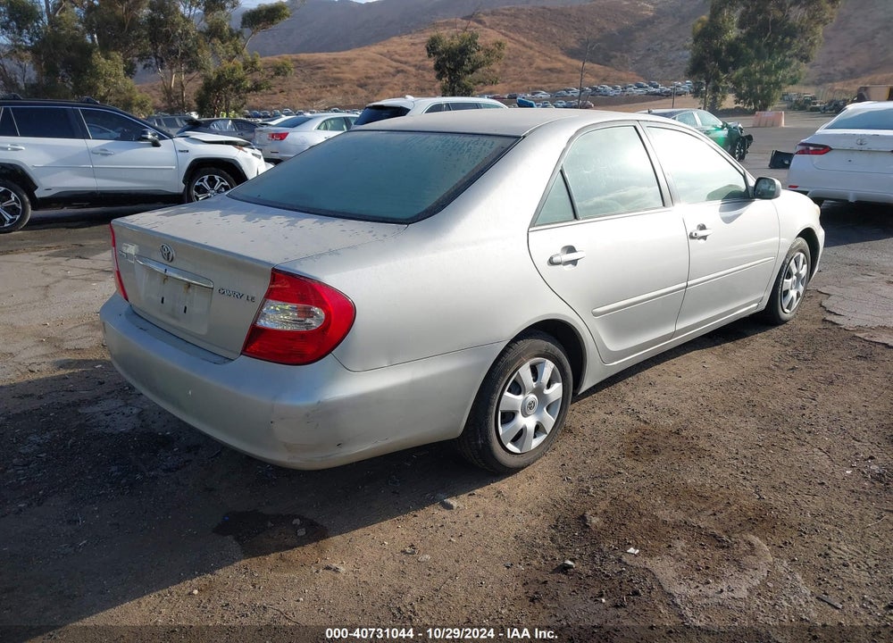 2004 TOYOTA CAMRY LE VIN: 4T1BE32K54U360272
