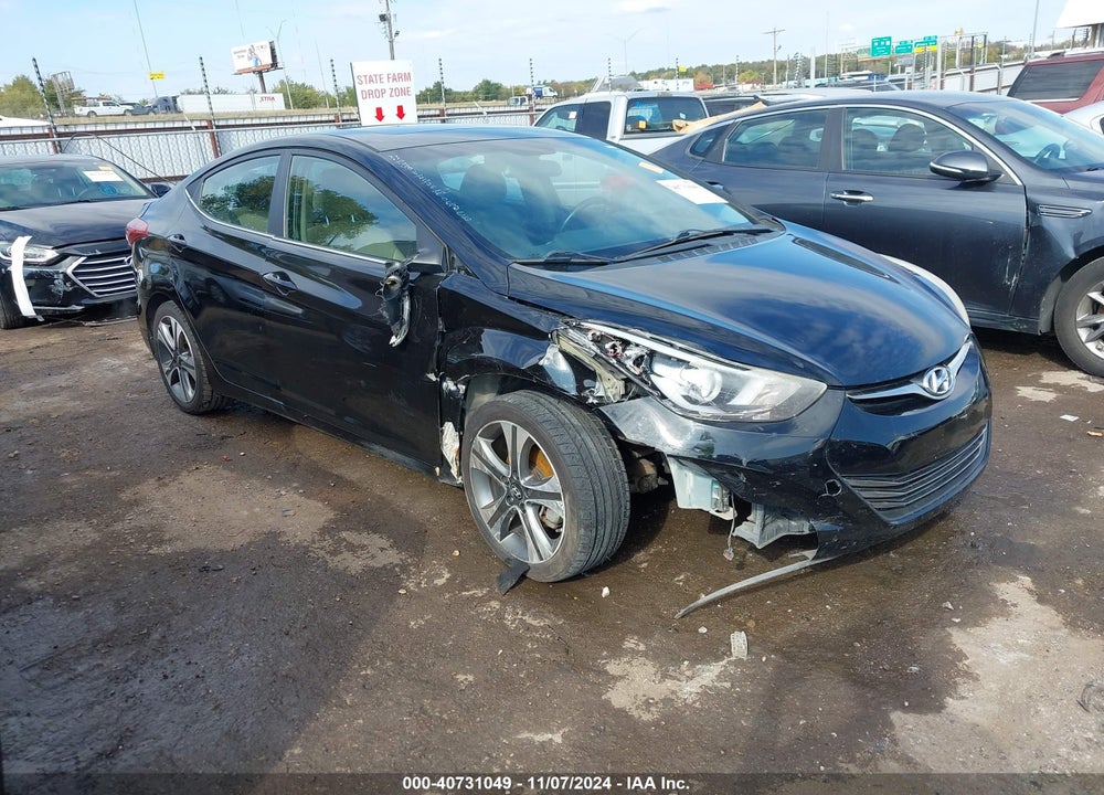 2015 HYUNDAI ELANTRA SPORT VIN: KMHDH4AH9FU342663