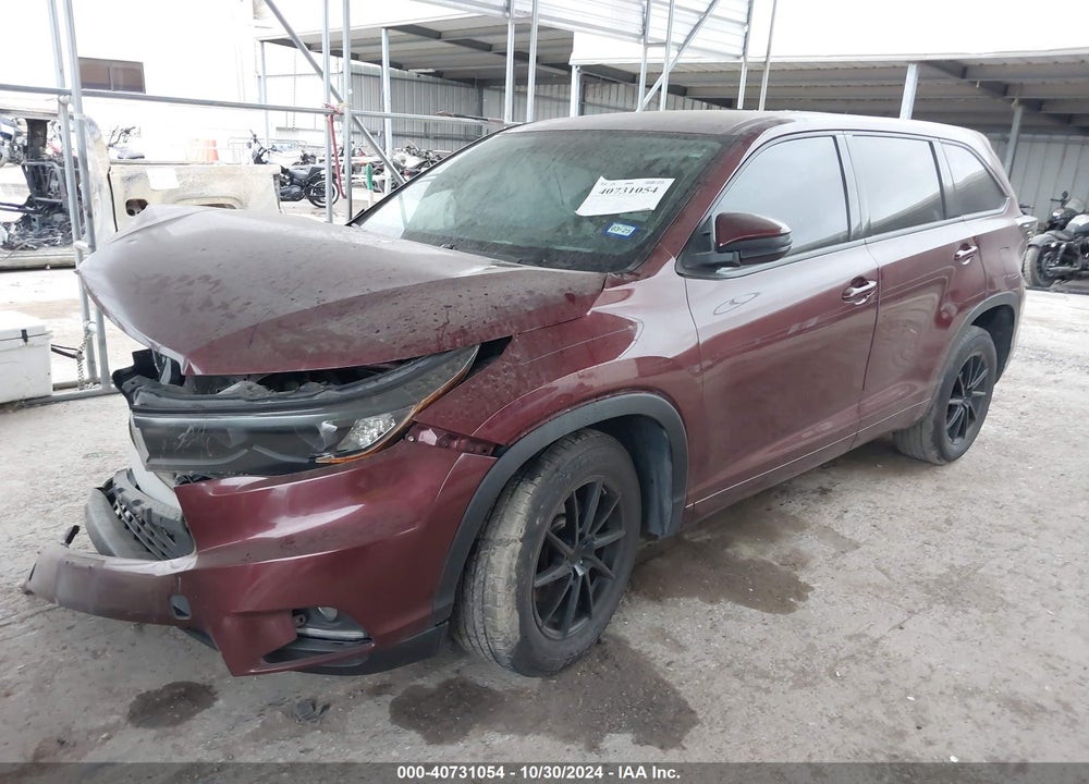 2014 TOYOTA HIGHLANDER LE VIN: 5TDZARFH3ES005199