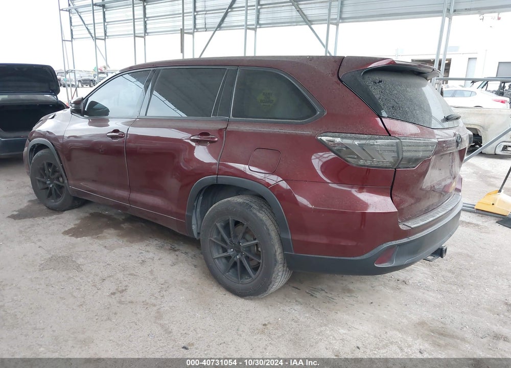 2014 TOYOTA HIGHLANDER LE VIN: 5TDZARFH3ES005199