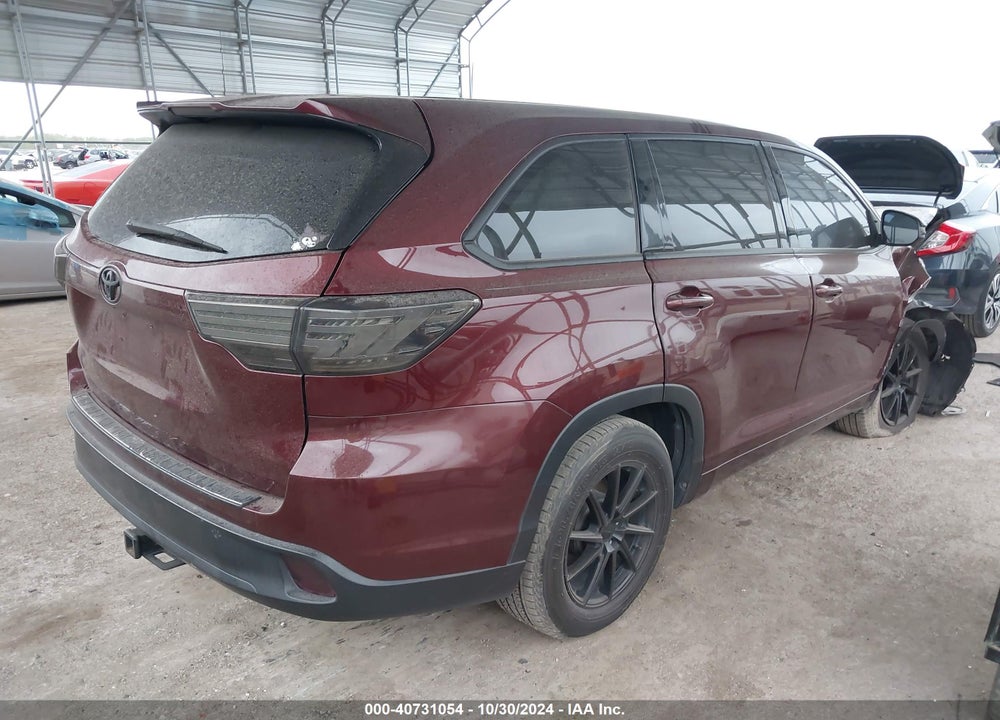 2014 TOYOTA HIGHLANDER LE VIN: 5TDZARFH3ES005199