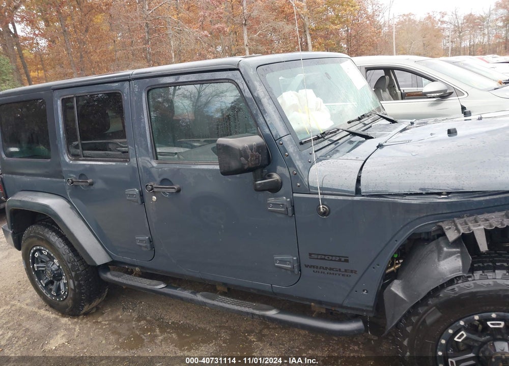 2016 JEEP WRANGLER UNLIMITED SPORT VIN: 1C4HJWDG9GL333249