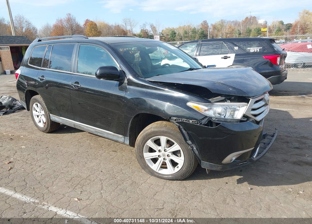 2013 TOYOTA HIGHLANDER SE V6 VIN: 5TDBK3EH6DS268590
