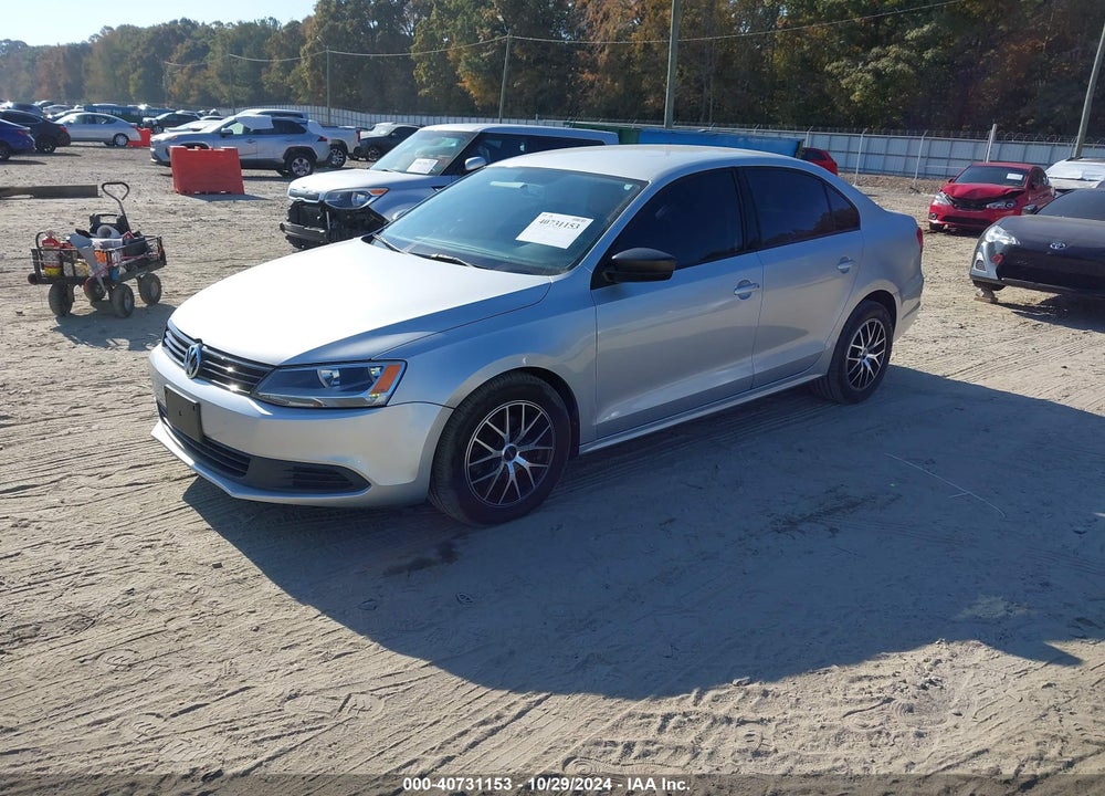 2012 VOLKSWAGEN JETTA 2.0L S VIN: 3VW1K7AJ7CM353395