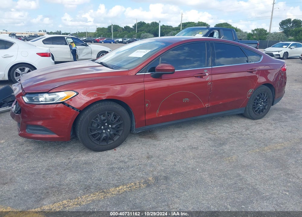 2014 FORD FUSION S VIN: 3FA6P0G75ER126506