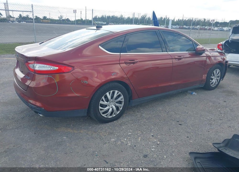 2014 FORD FUSION S VIN: 3FA6P0G75ER126506
