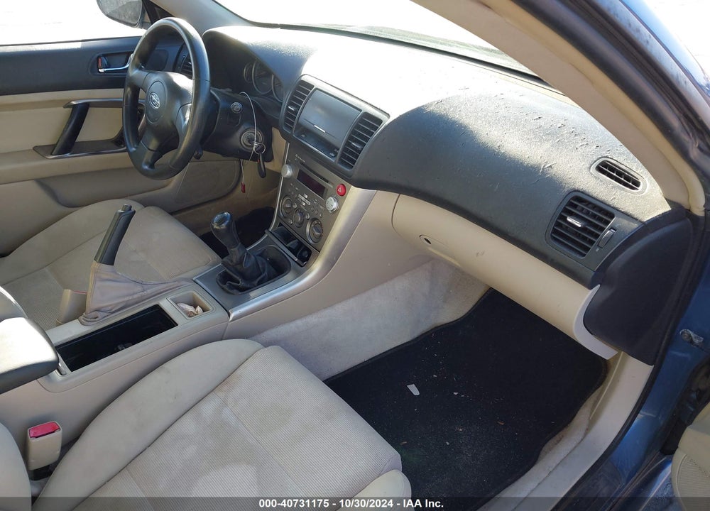 2007 SUBARU LEGACY 2.5I VIN: 4S3BL616576210008