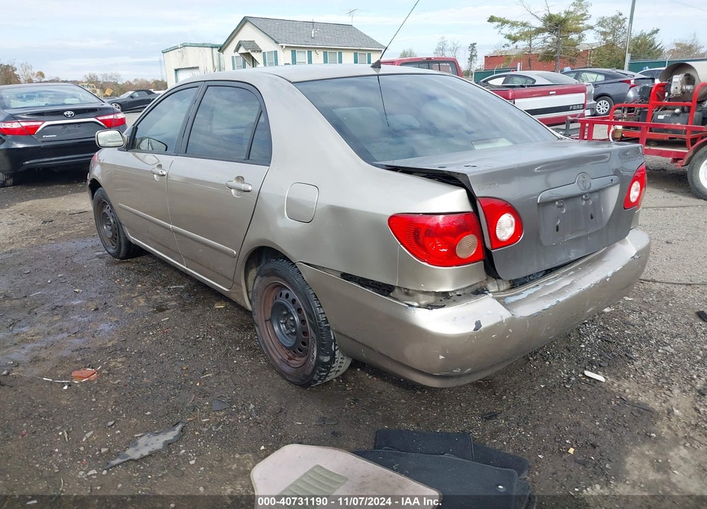 2008 TOYOTA COROLLA LE VIN: 2T1BR32E08C871944