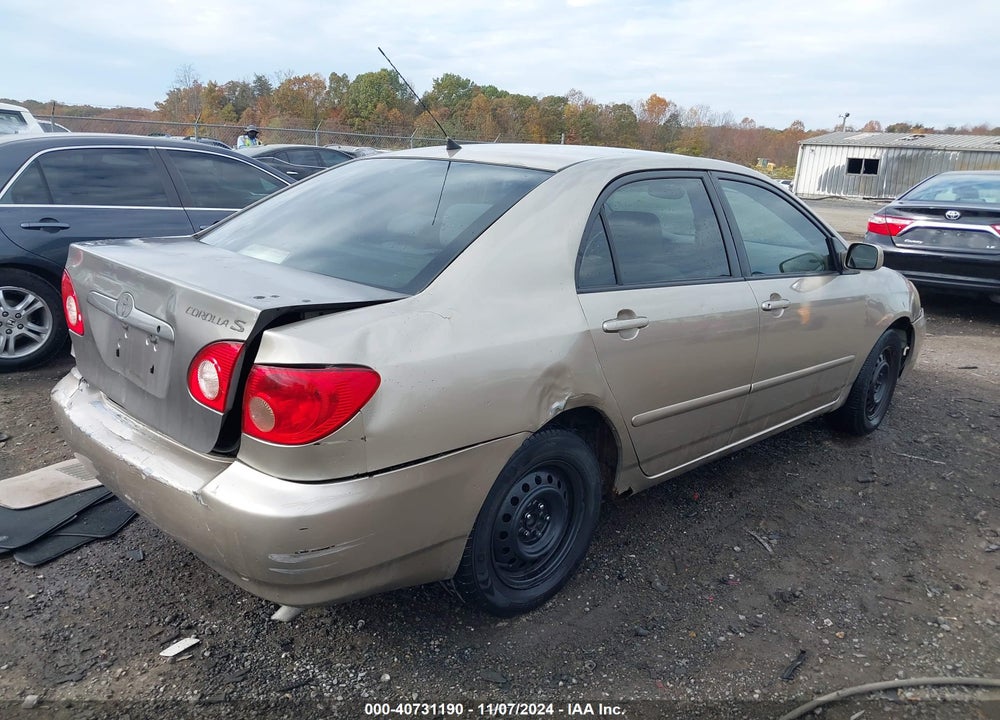 2008 TOYOTA COROLLA LE VIN: 2T1BR32E08C871944