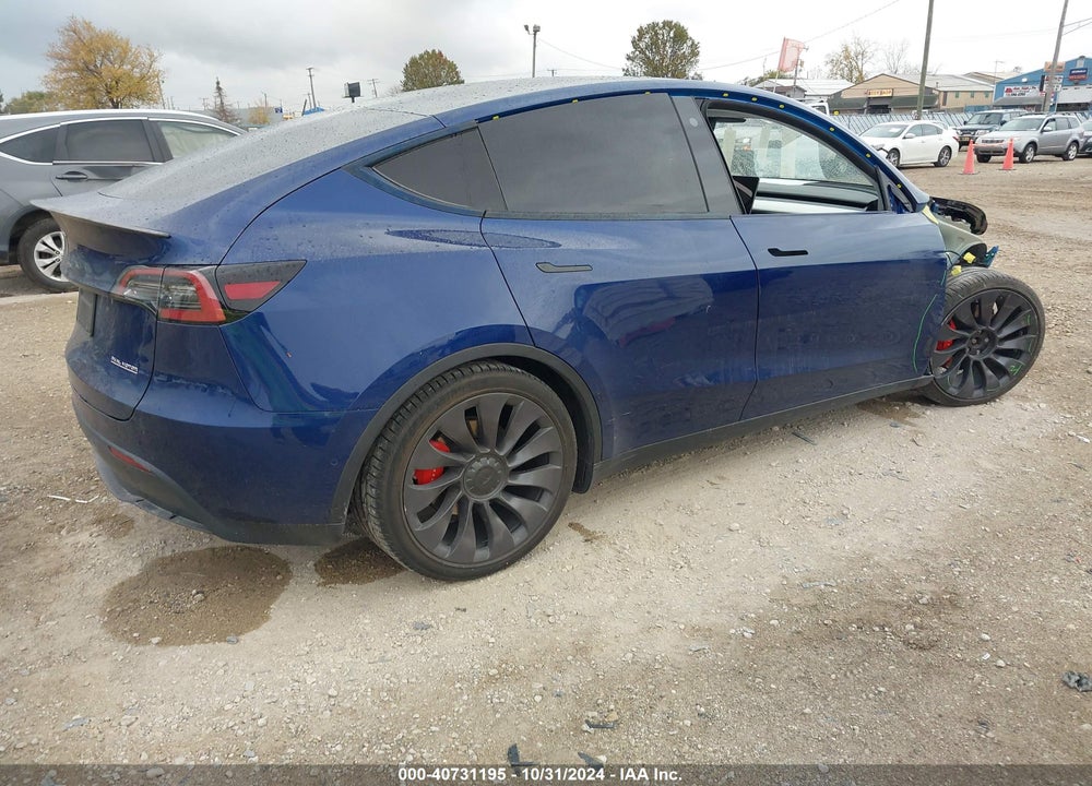 2021 TESLA MODEL Y PERFORMANCE DUAL MOTOR ALL-WHEEL DRIVE VIN: 5YJYGDEF5MF230336