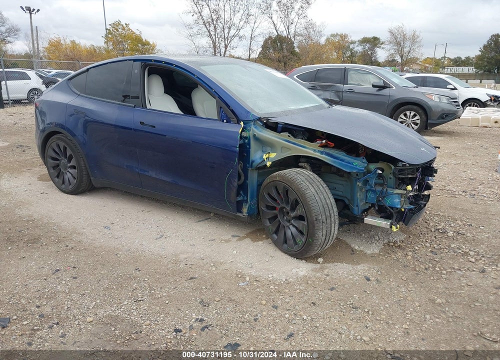 2021 TESLA MODEL Y PERFORMANCE DUAL MOTOR ALL-WHEEL DRIVE VIN: 5YJYGDEF5MF230336