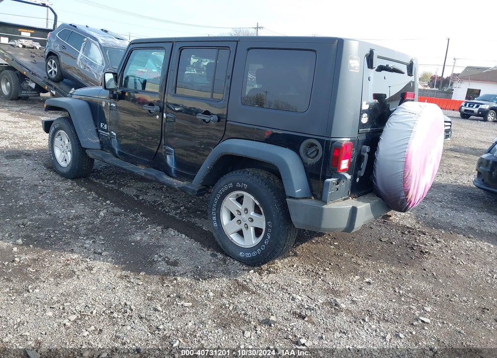 2007 JEEP WRANGLER UNLIMITED X VIN: 1J4GA39197L190151