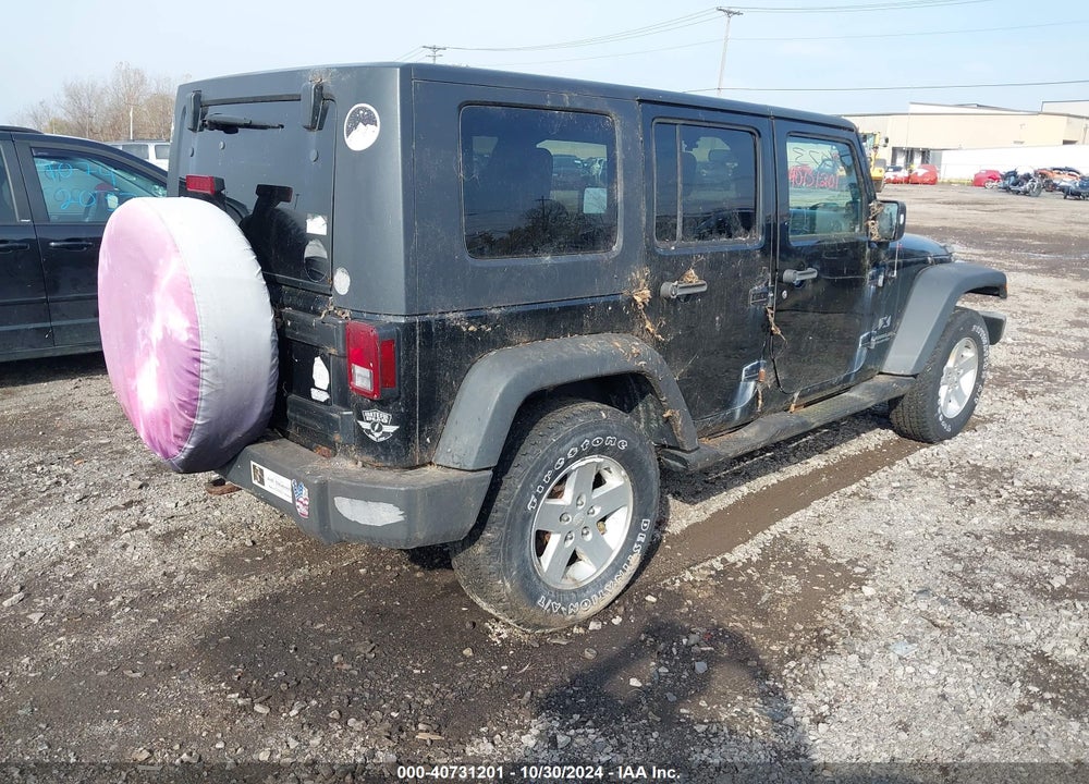 2007 JEEP WRANGLER UNLIMITED X VIN: 1J4GA39197L190151