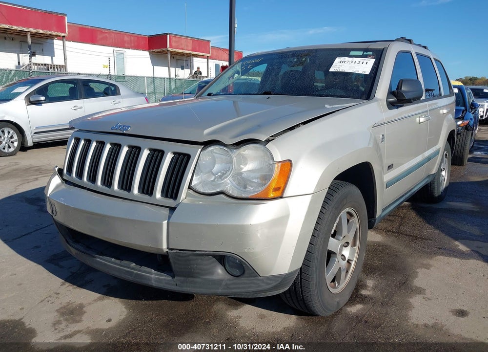 2008 JEEP GRAND CHEROKEE LAREDO VIN: 1J8HR48N08C174265