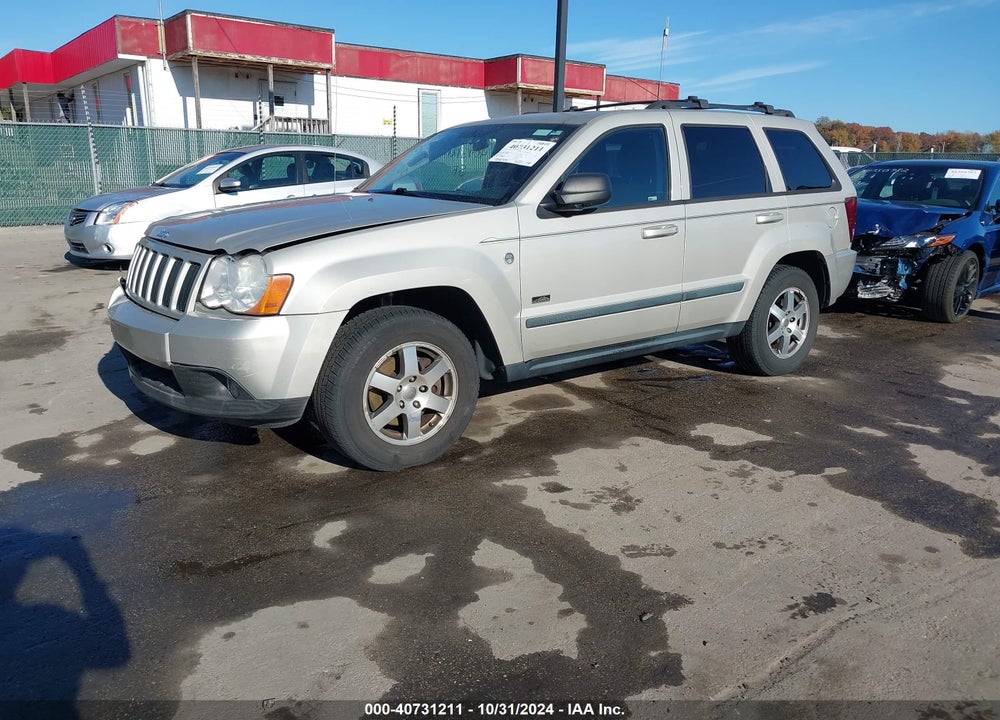 2008 JEEP GRAND CHEROKEE LAREDO VIN: 1J8HR48N08C174265