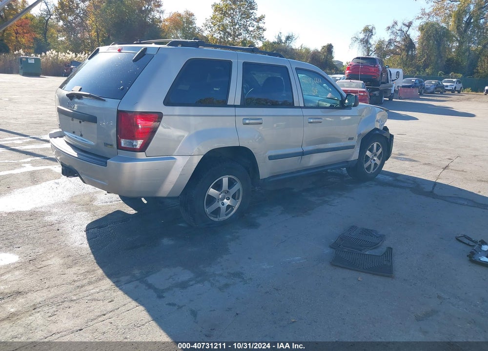 2008 JEEP GRAND CHEROKEE LAREDO VIN: 1J8HR48N08C174265