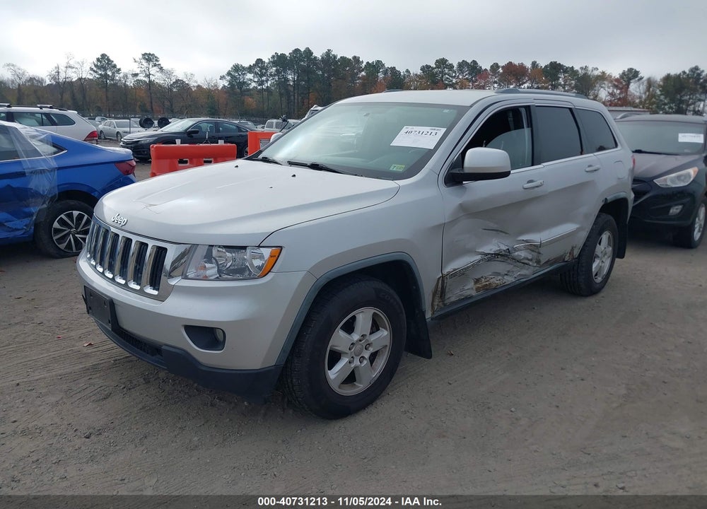 2012 JEEP GRAND CHEROKEE LAREDO VIN: 1C4RJFAG5CC117613