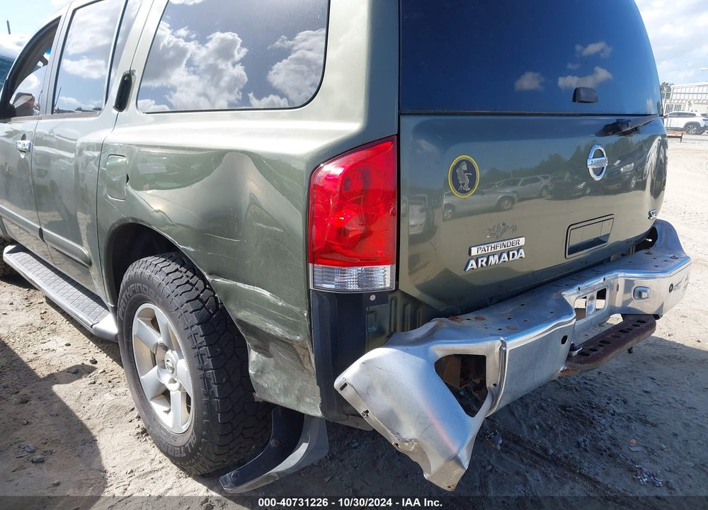 2004 NISSAN PATHFINDER ARMADA SE VIN: 5N1AA08B94N704726