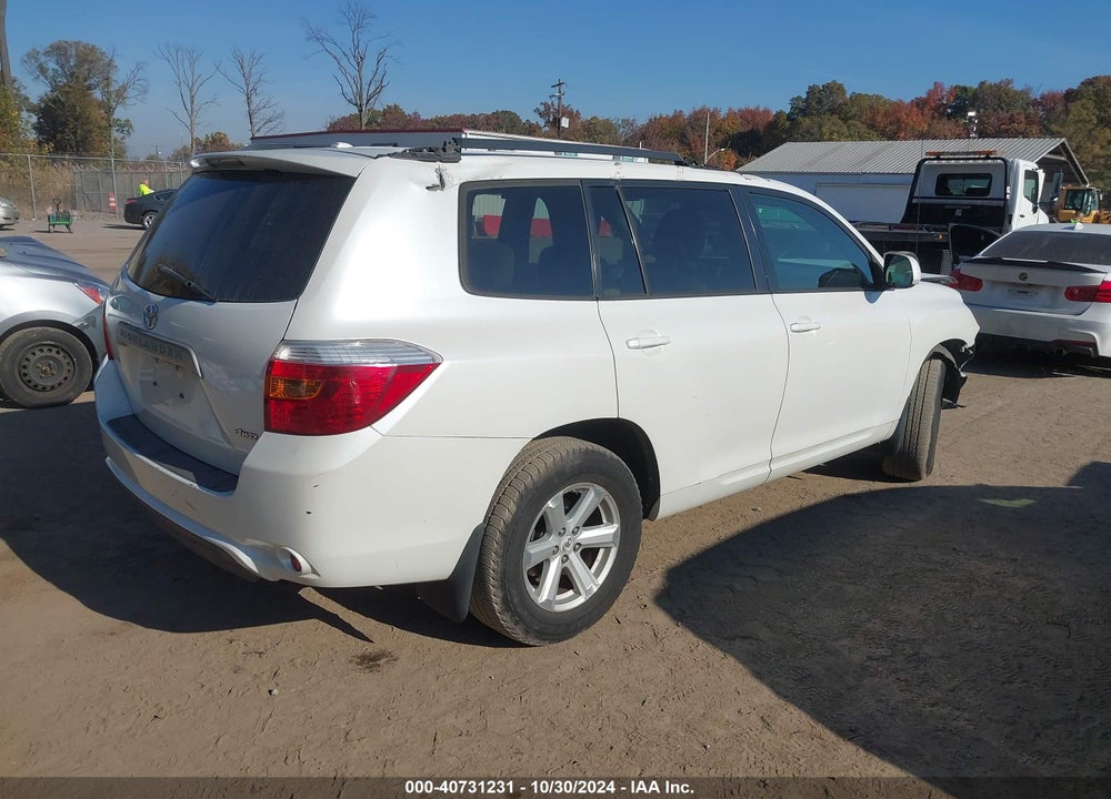 2010 TOYOTA HIGHLANDER BASE V6 VIN: 5TDBK3EH6AS027561