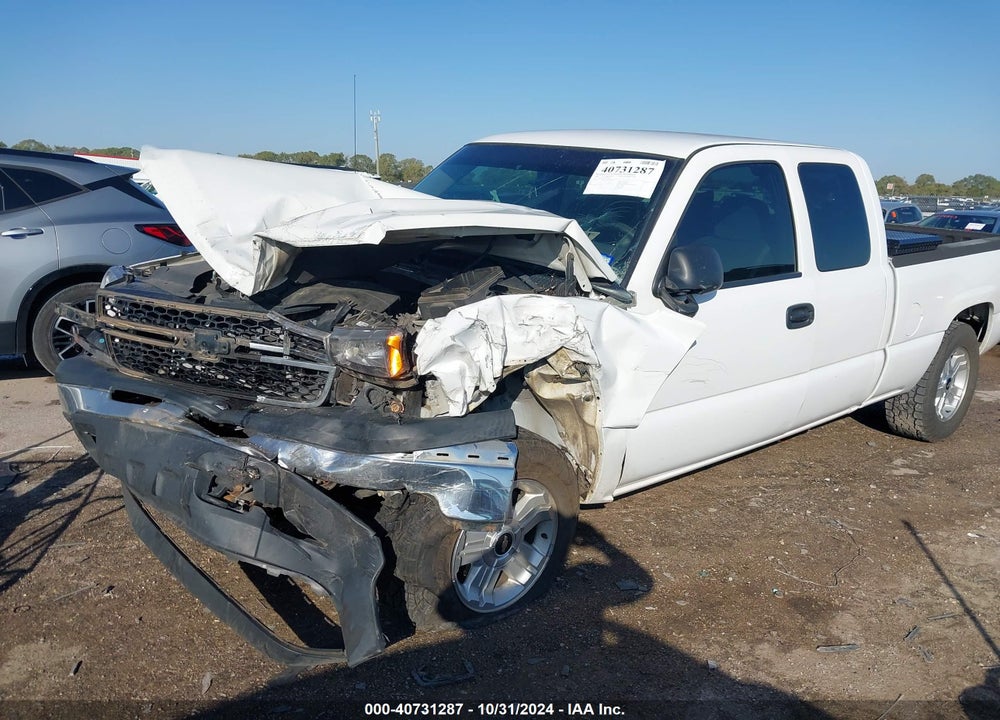 2006 CHEVROLET SILVERADO 1500 WORK TRUCK VIN: 1GCEK19Z36Z290844
