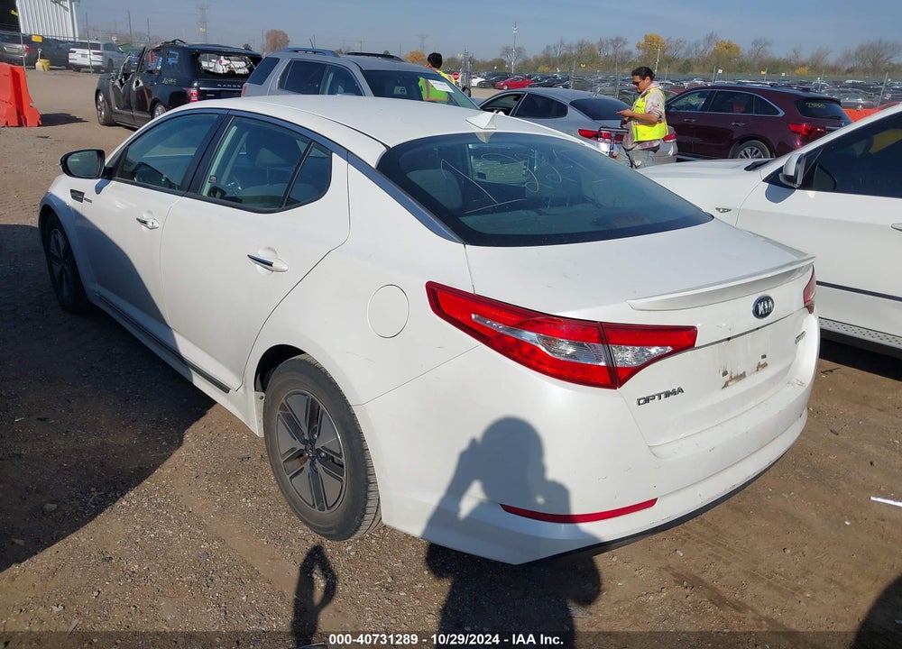 2013 KIA OPTIMA HYBRID LX VIN: KNAGM4AD7D5049987