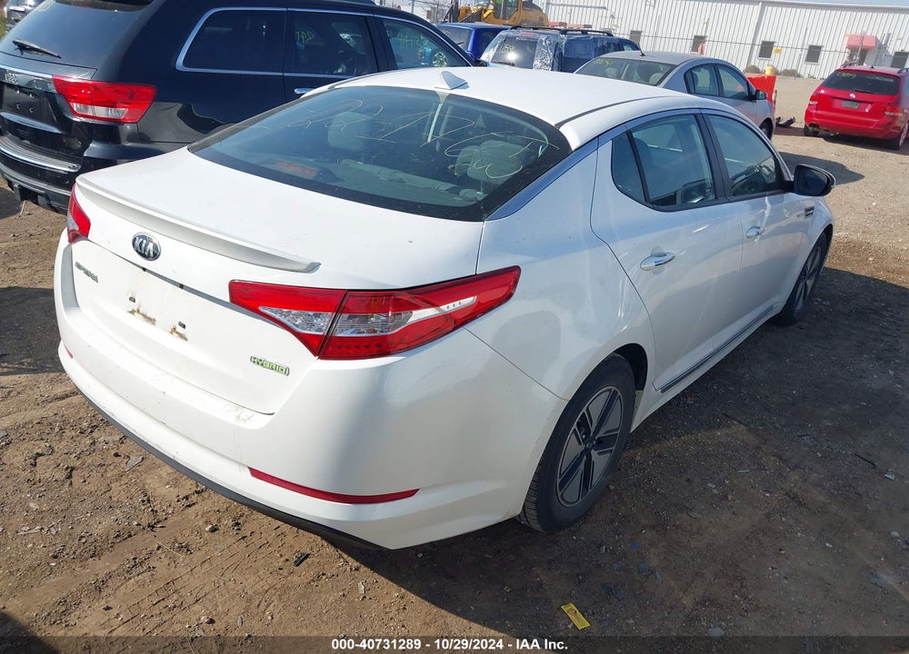 2013 KIA OPTIMA HYBRID LX VIN: KNAGM4AD7D5049987