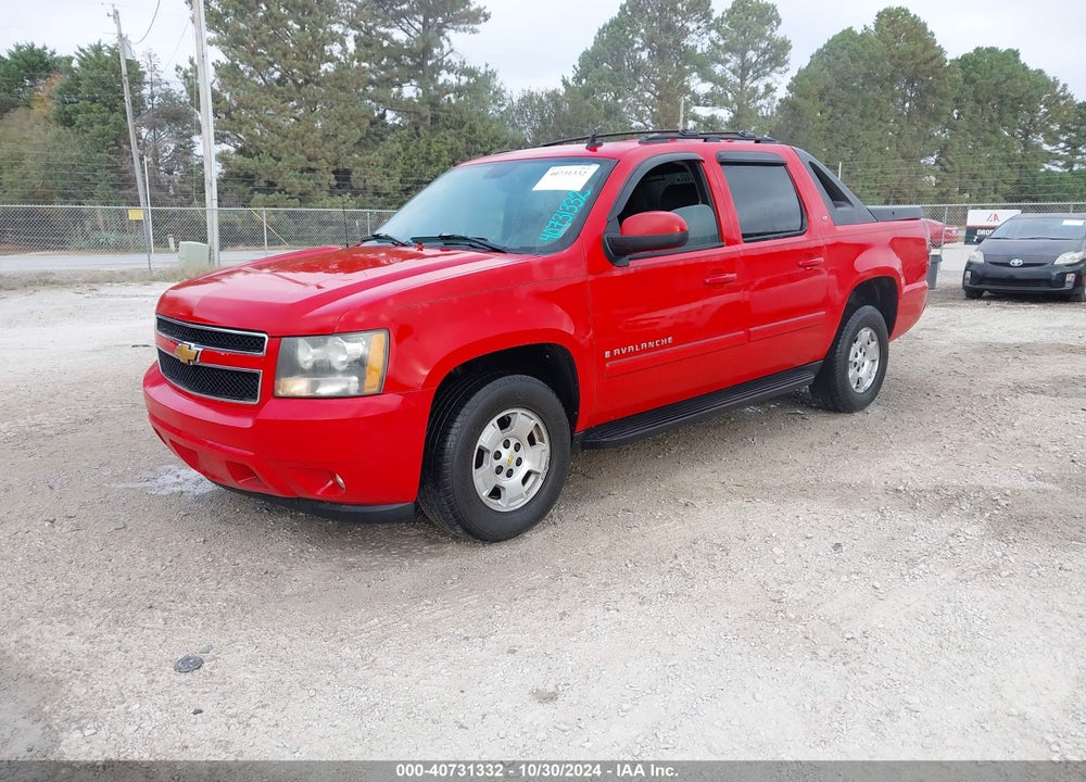 2007 CHEVROLET AVALANCHE 1500 LT VIN: 3GNEC12087G285592
