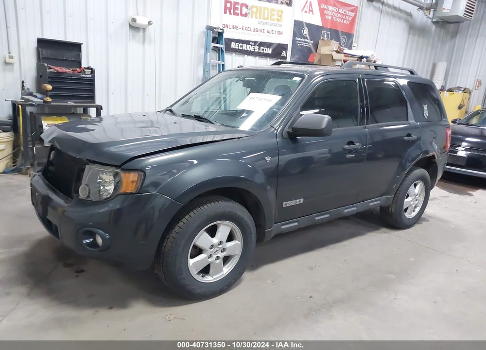 2008 FORD ESCAPE XLT VIN: 1FMCU93108KE82619