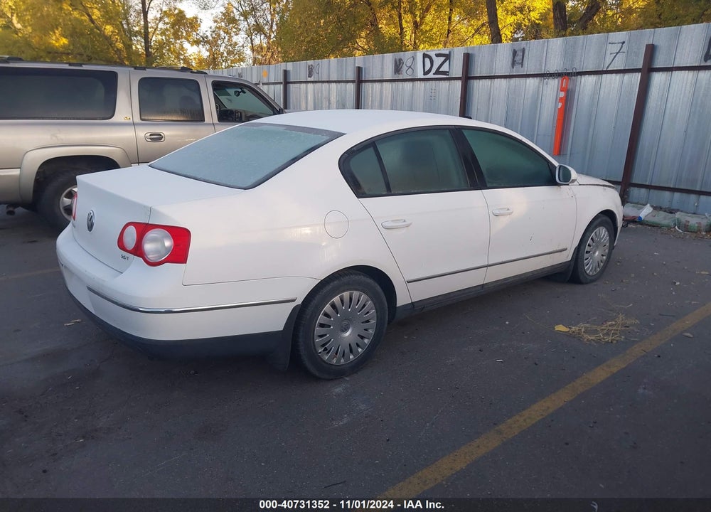 2006 VOLKSWAGEN PASSAT VALUE EDITION VIN: WVWAK73C86P131609