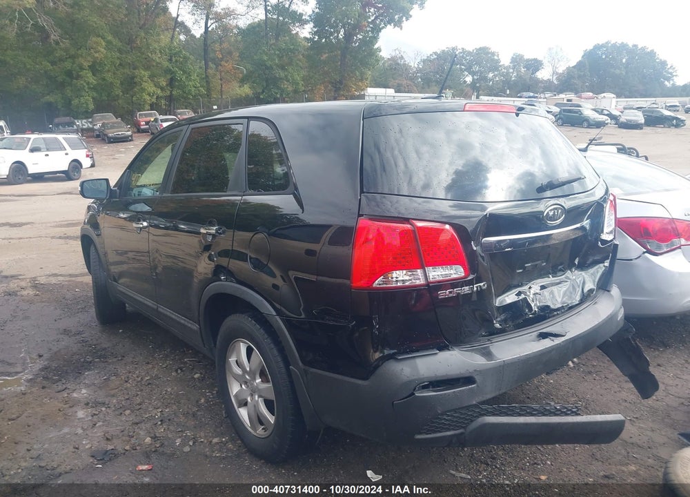 2012 KIA SORENTO LX VIN: 5XYKT3A12CG258690