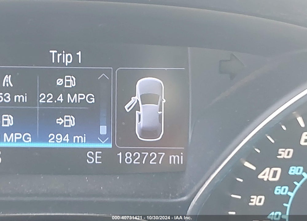 2013 FORD ESCAPE SE VIN: 1FMCU9GX6DUB66221