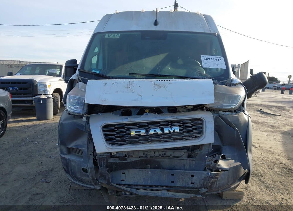 2022 RAM PROMASTER 2500 HIGH ROOF 159 WB VIN: 3C6LRVDG5NE128330