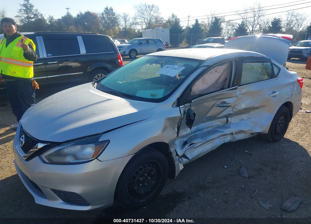 2016 NISSAN SENTRA S VIN: 3N1AB7AP1GY306100