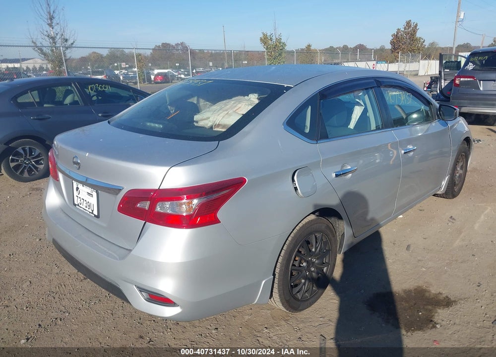 2016 NISSAN SENTRA S VIN: 3N1AB7AP1GY306100