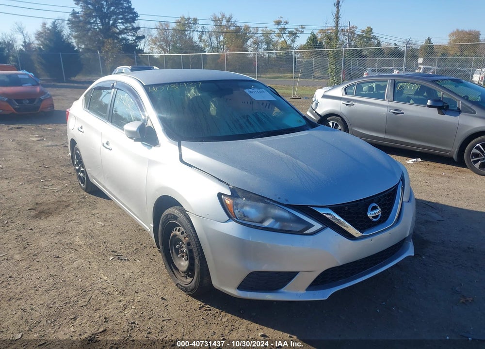 2016 NISSAN SENTRA S VIN: 3N1AB7AP1GY306100