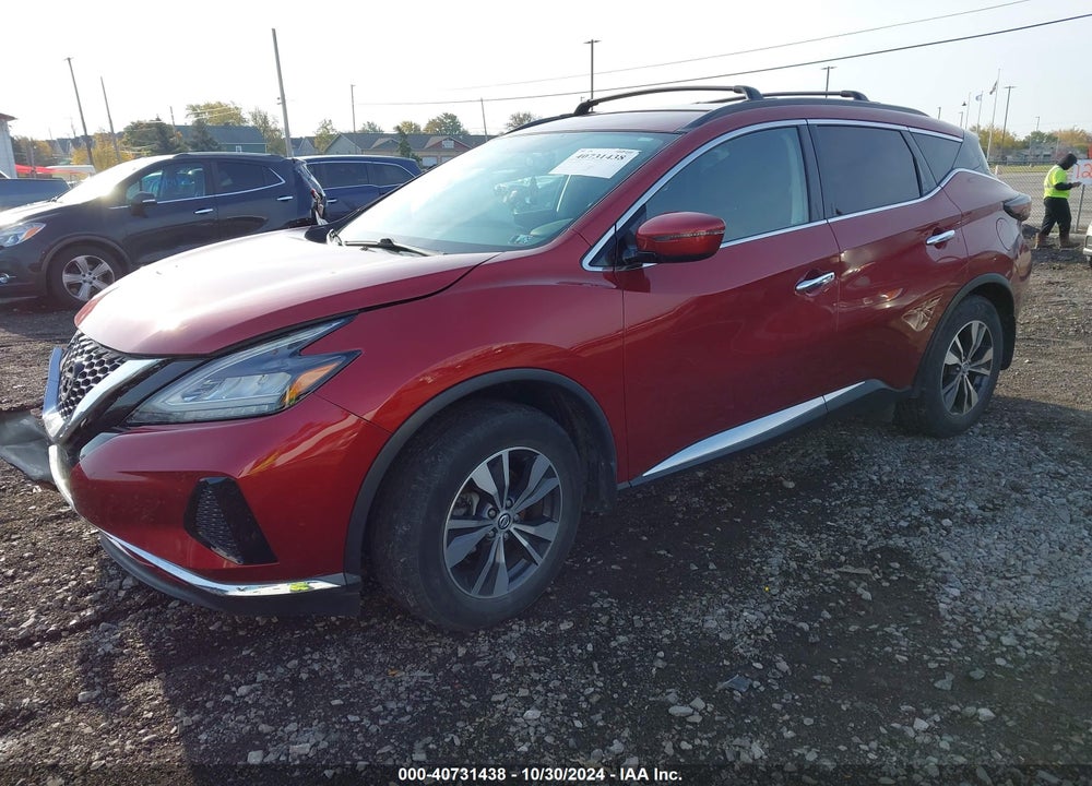 2019 NISSAN MURANO SV VIN: 5N1AZ2MS9KN160882