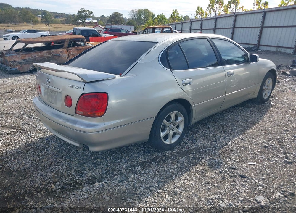 2002 LEXUS GS 300 VIN: JT8BD69S320152795
